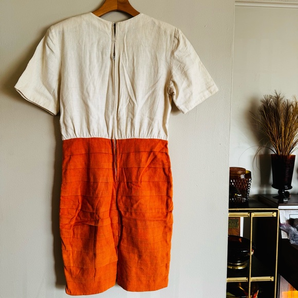1970’s Vintage Linen Dress - Picture 3 of 6